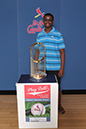 02 ©NELSON CHENAULT CLINTON LIBRARY presents ST LOUIS CARDINALS WORLD CHAMPIONSHIP TROPHY 070812