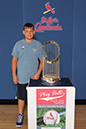 46 ©NELSON CHENAULT CLINTON LIBRARY presents ST LOUIS CARDINALS WORLD CHAMPIONSHIP TROPHY 070812