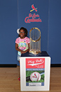 55 ©NELSON CHENAULT CLINTON LIBRARY presents ST LOUIS CARDINALS WORLD CHAMPIONSHIP TROPHY 070812