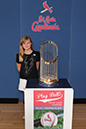 50 ©NELSON CHENAULT CLINTON LIBRARY presents ST LOUIS CARDINALS WORLD CHAMPIONSHIP TROPHY 070812